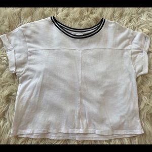 white Forever 21 crop top